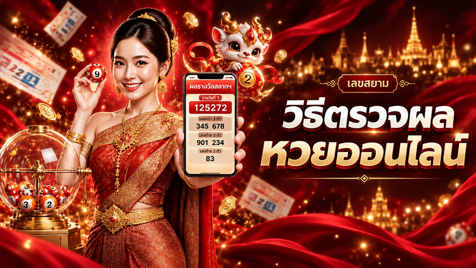 เลขสยาม | วิธีตรวจผลหวยออนไลน์ให้ถูกงวด